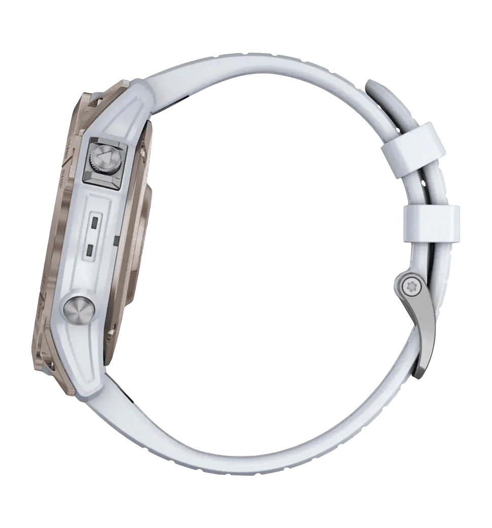 Смарт-годинник Garmin Epix Pro Gen 2 Sapphire 51mm Titanium w. Whitestone Band (010-02804-10/11) UA
