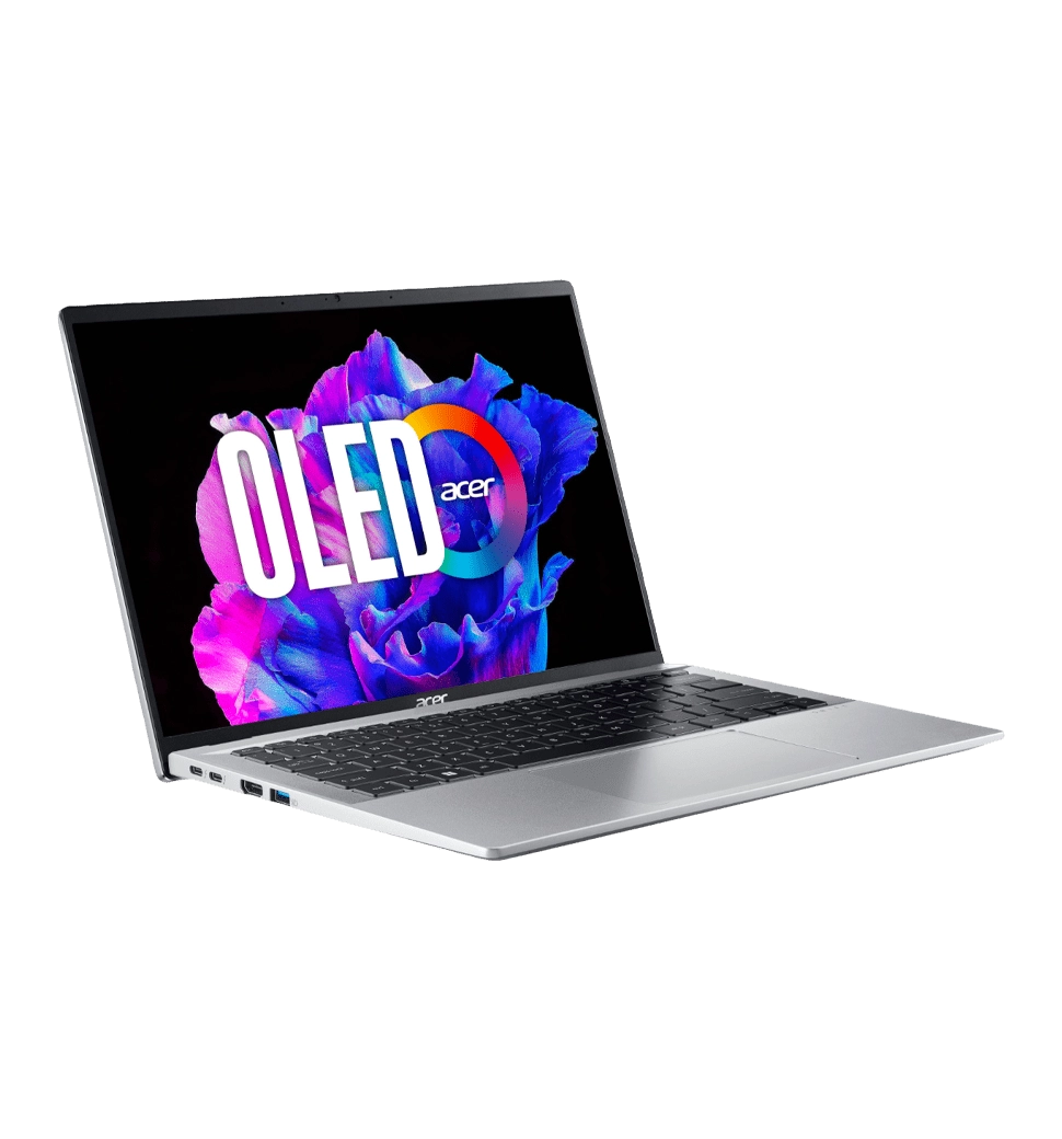 Ноутбук 14" Acer Swift Go 14 SFG14-71 OLED (NX.KMZEU.005)/Intel i7-1355U/16GB/512GB SSD/Intel Iris Xe/Linux/Silver