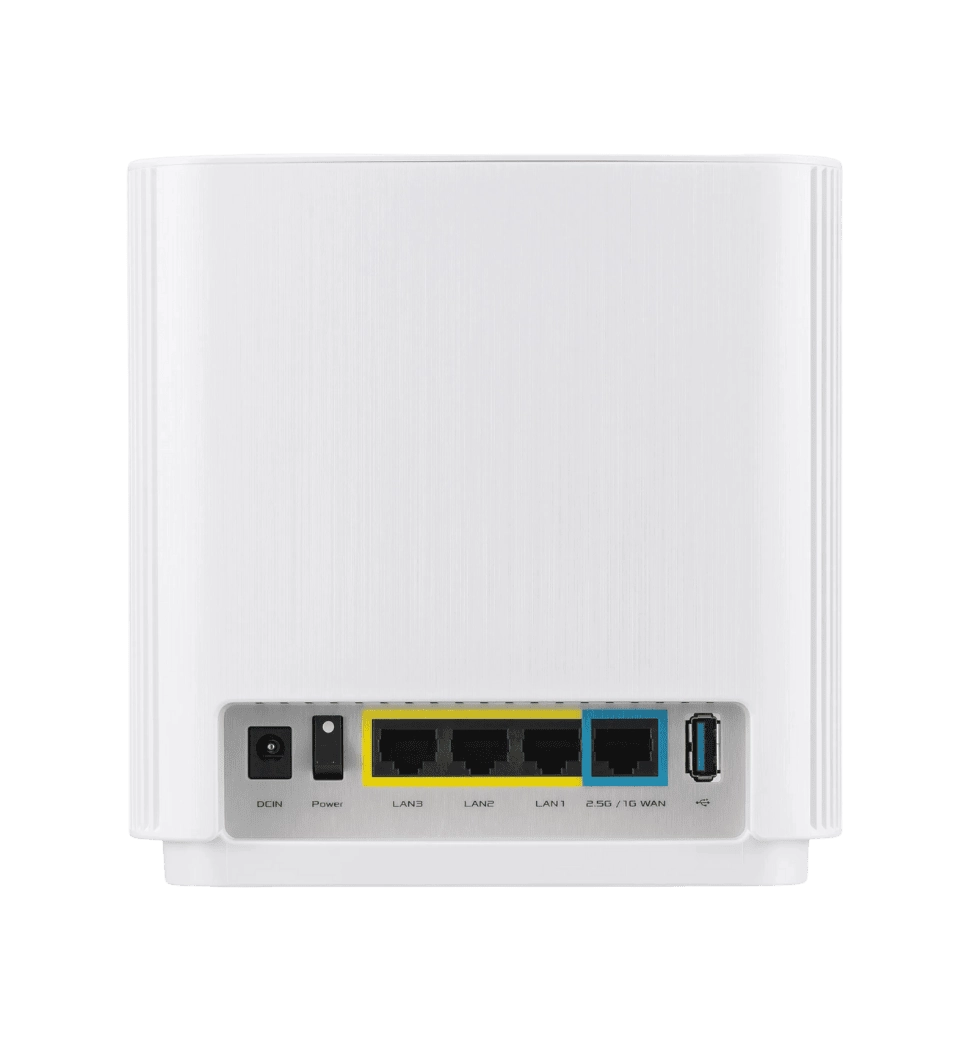 Система WiFi-Mesh ASUS ZenWiFi XT9 AX7800, 3xGE LAN, 1x2.5GE WAN, 1xUSB 3.2, 2 мод, белый