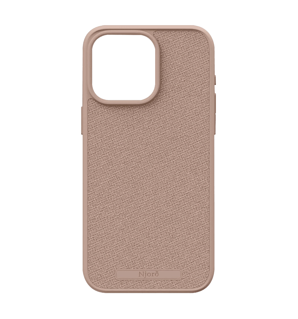 Чехол Njord Fabric MagSafe Case Pink Sand для iPhone 15 Pro (NA53FA12)