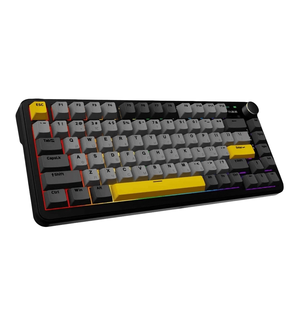 Беспроводная механическая клавиатура Ajazz AK820 MAX Magnetic switches - Black (AK820MAX-M-BGY)