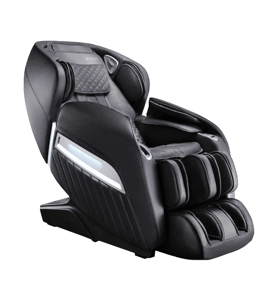 Массажное кресло Naipo MGC-A350  Full Body Music Massage Chair с массажем для ног, колір Black; модель