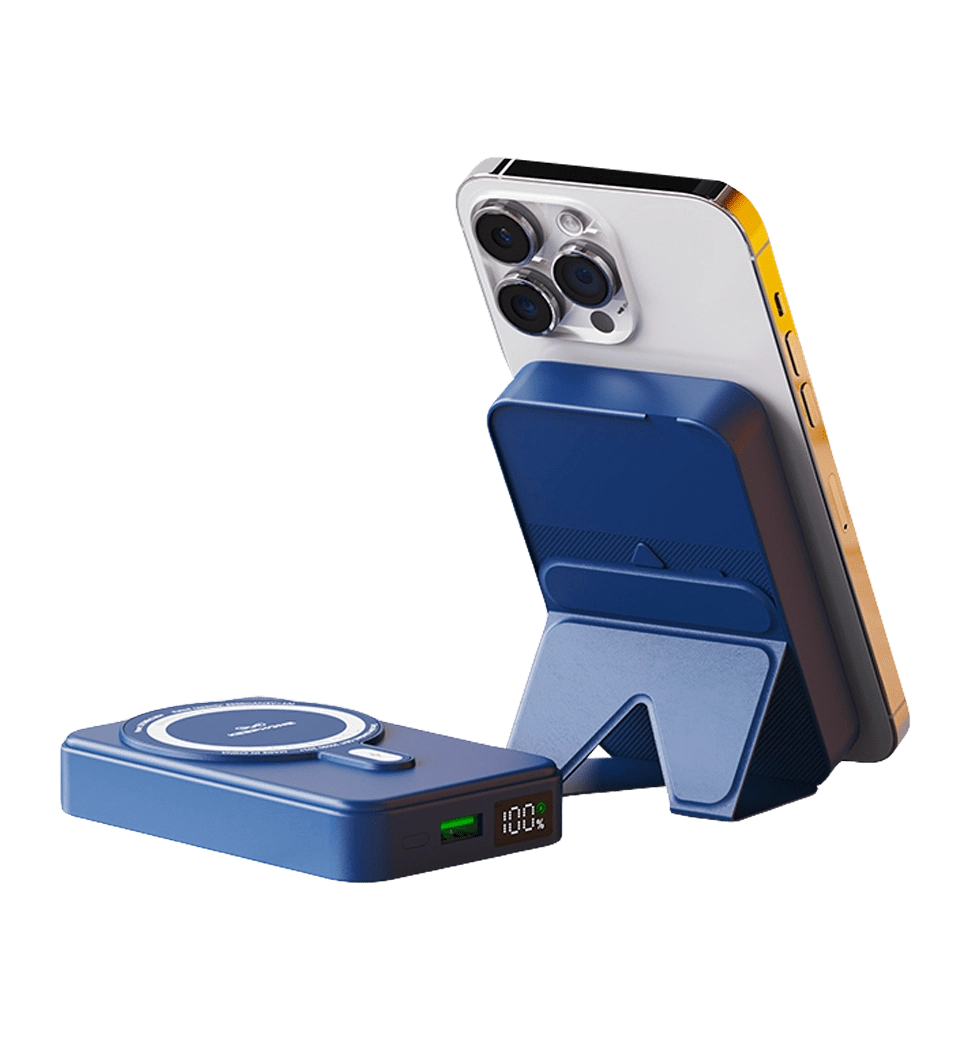 Дополнительная батарея Keephone Snap Stand, 5000mAh blue (KPSNPOPB-18BL)