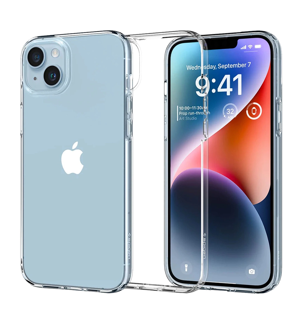 Чохол Spigen  iPhone 14 Liquid Crystal, Crystal Clear (ACS05033) — фото 1