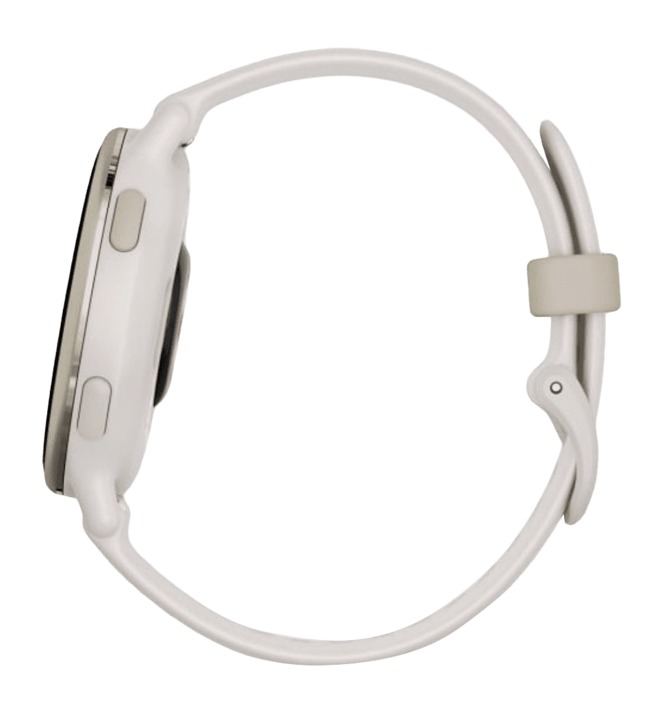 Garmin vivoactive 5 Cream Gold Aluminum Bezel with Ivory Case and Silicone Band (010-02862-11)