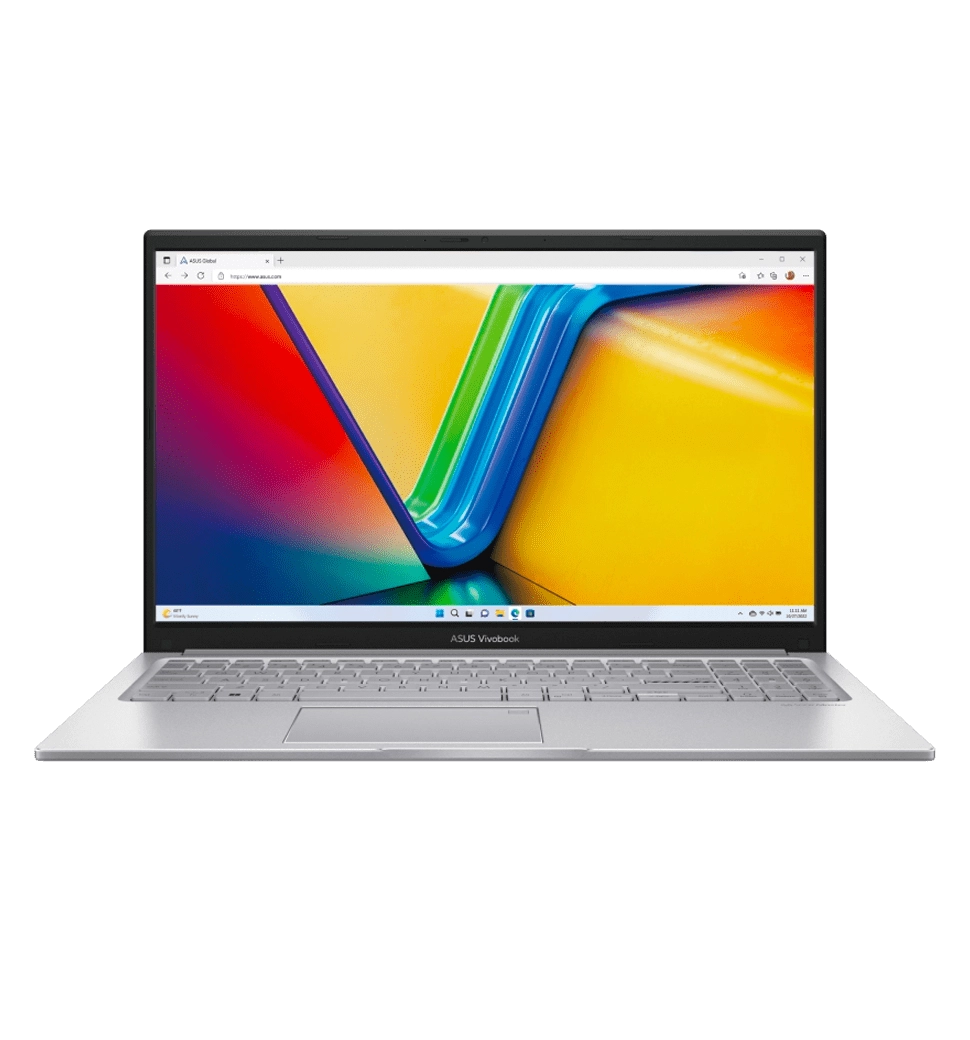 Ноутбук 15.6" ASUS Vivobook 15 X1504VA-BQ591/Intel 5-120U/16GB/512 SSD/IntelUHD/DOS/Silver