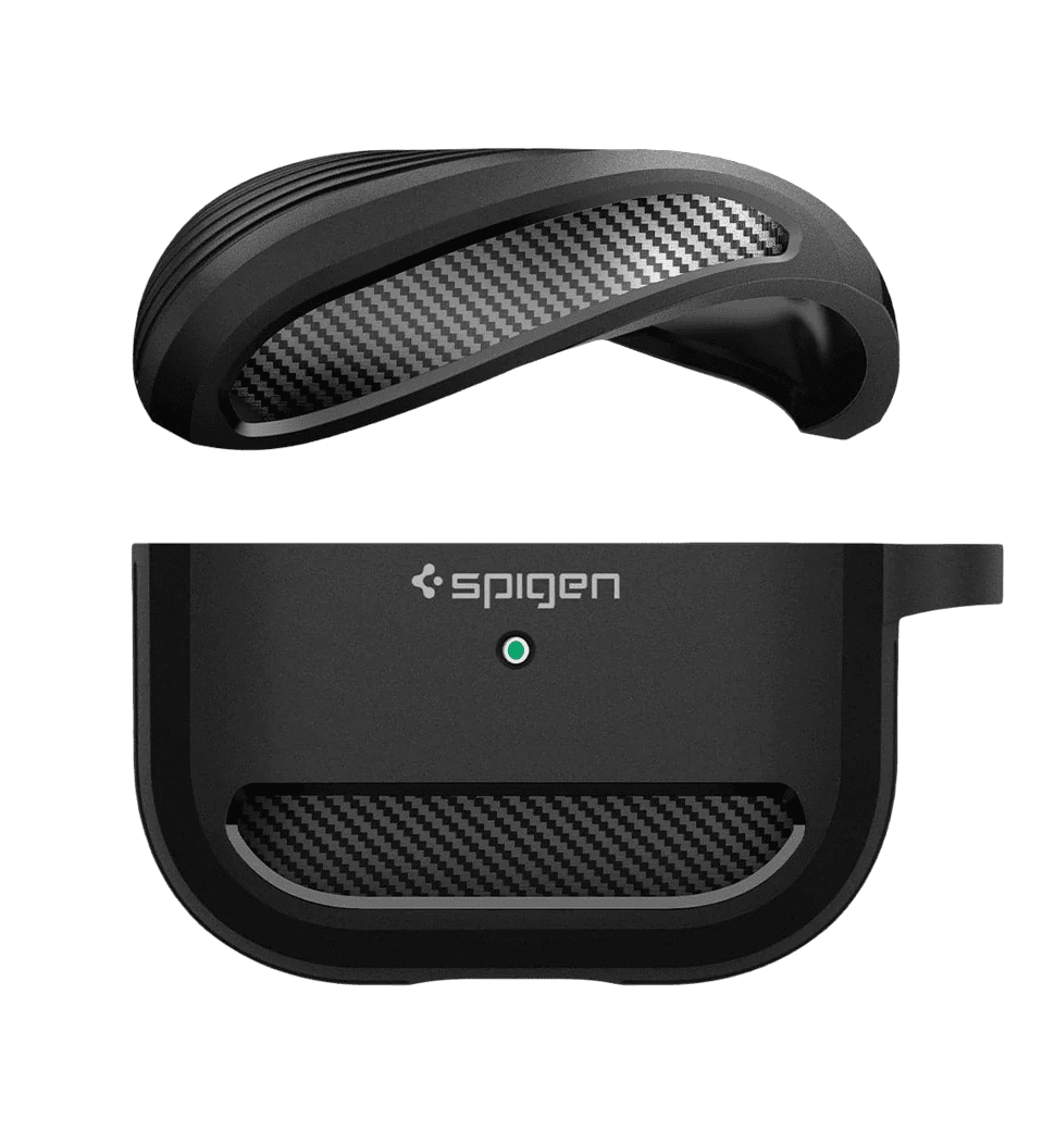 Чохол Spigen для AirPods (Gen 3, 2021), Rugged Armor, Matte Black(ASD01978)