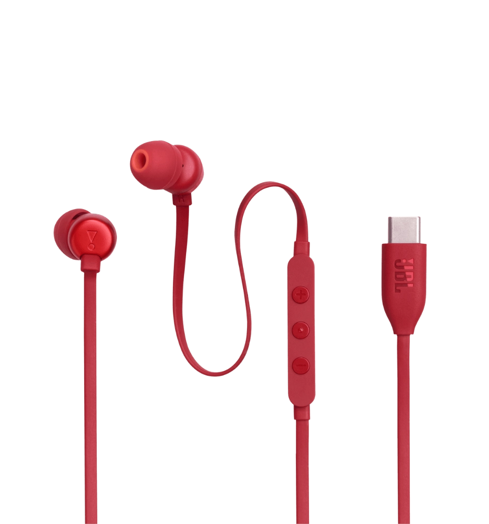 Навушники з мікрофоном JBL Tune 310C Red (JBLT310CRED)