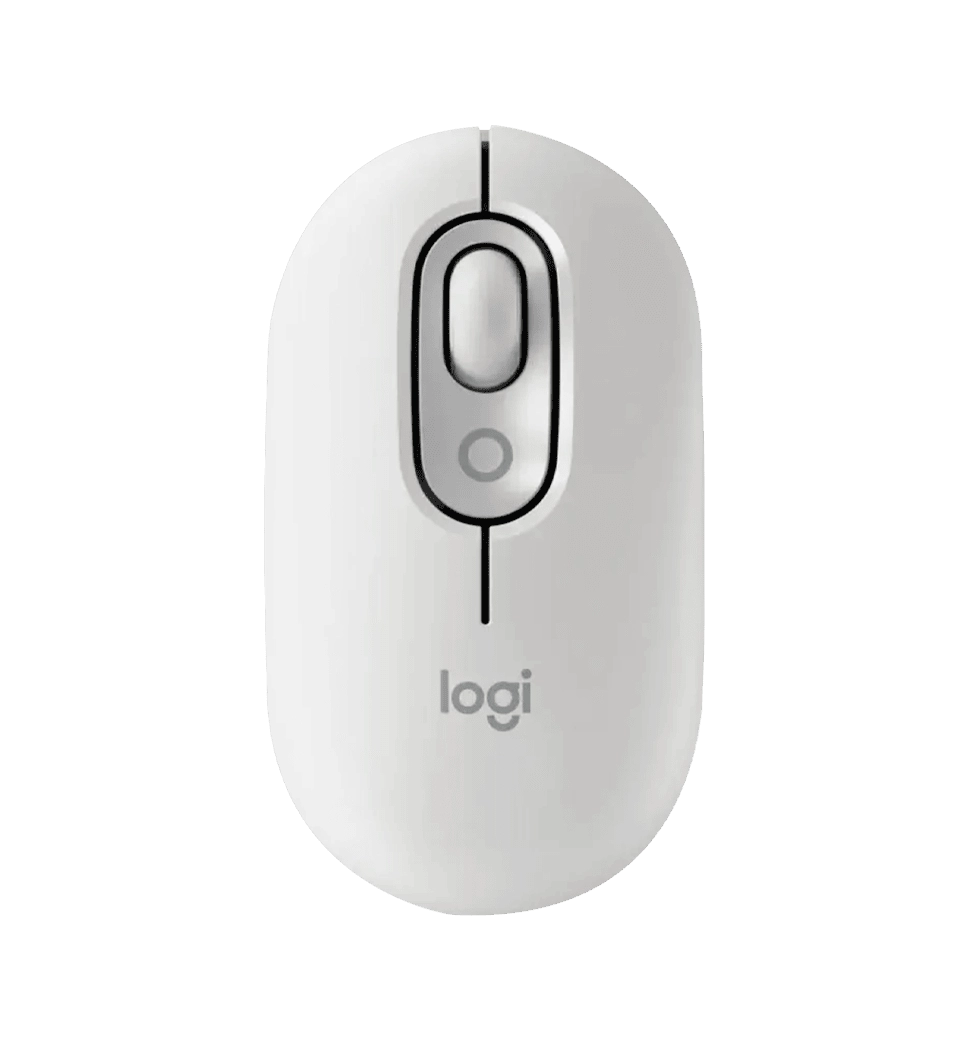 Миша LOGITECH POP Mouse with emoji - OFF-WHITE