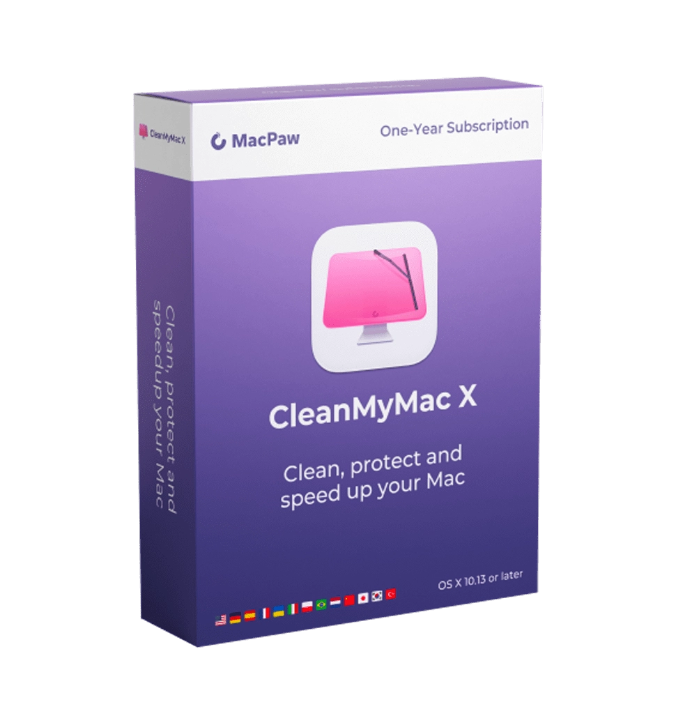 CleanMyMac X 1 year Subscription