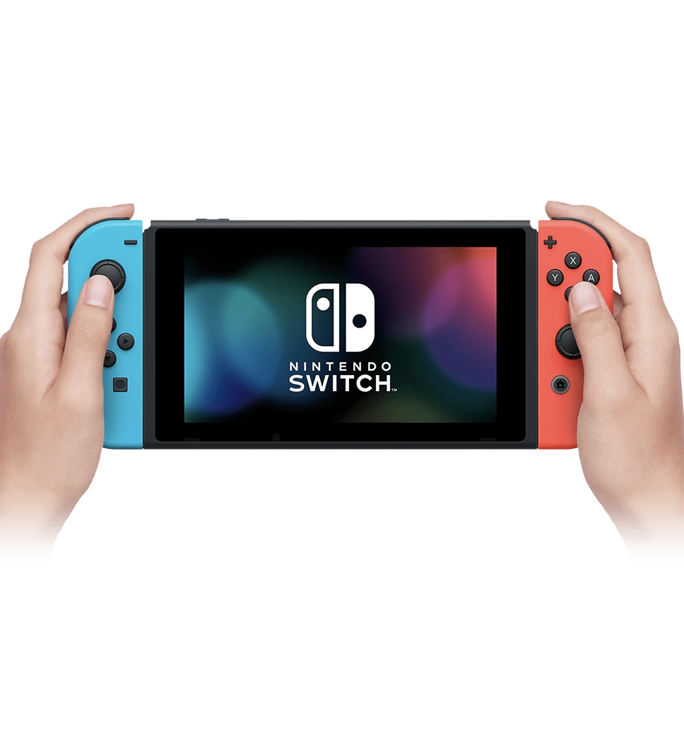 Портативна ігрова приставка Nintendo Switch with Neon Blue and Neon Red Joy-Con