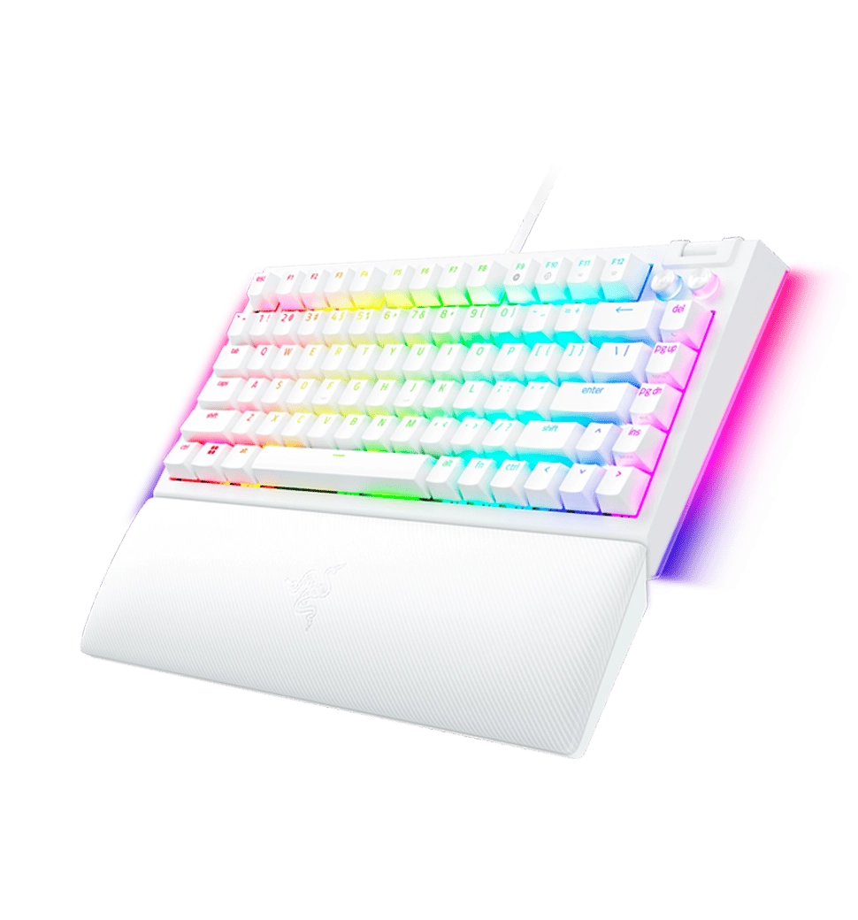 Клавіатура механічна RAZER BlackWidow V4 75%, White (RZ03-05001700-R3M1)