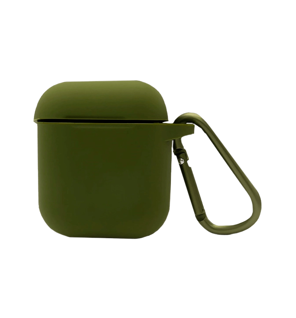Чохол Blueo Liquid Silicone Case for Airpods 1/2 Army Green