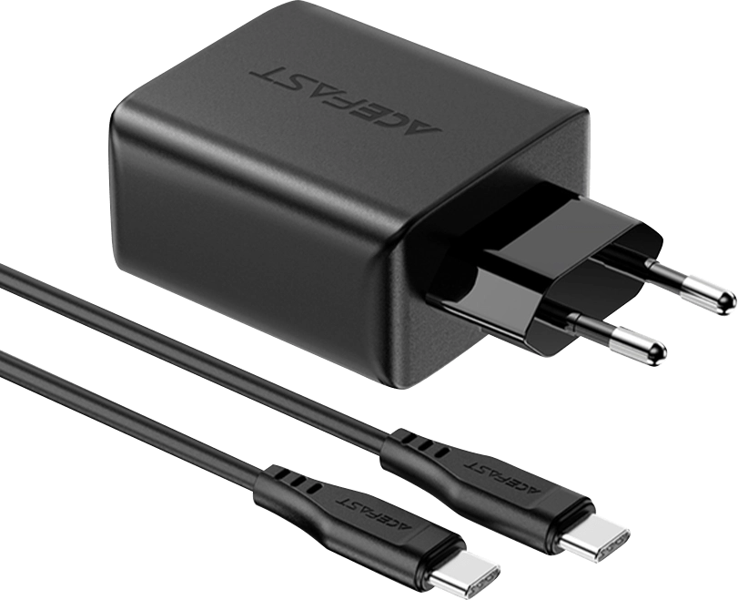 Адаптер Acefast A13 65W (2 Type-C+USB-A) (black)