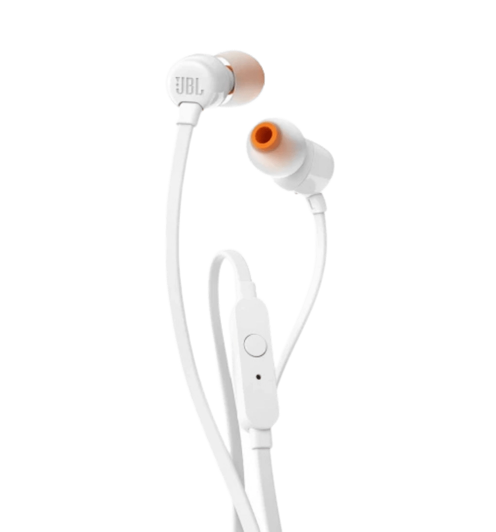 Наушники с микрофоном JBL Tune 110 White (JBLT110WHT)