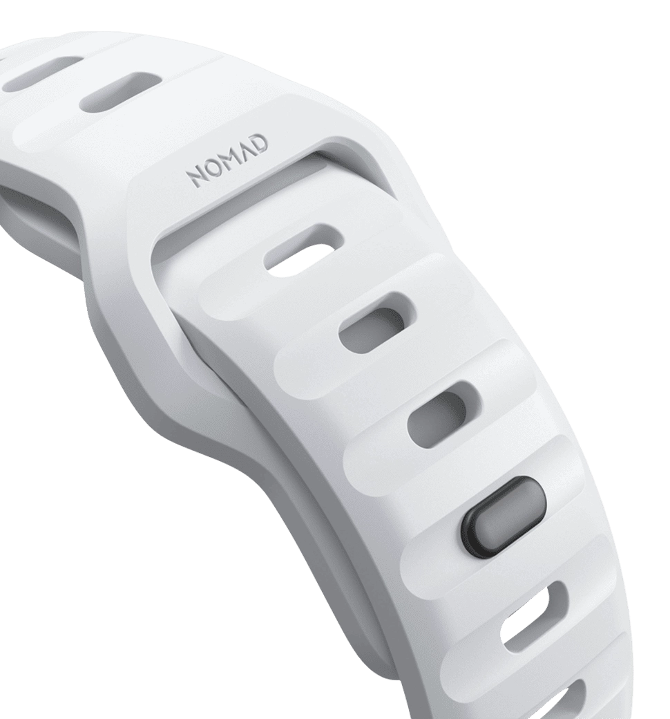 Ремінець Nomad Sport Band White 46mm/49mm (NM01111085)