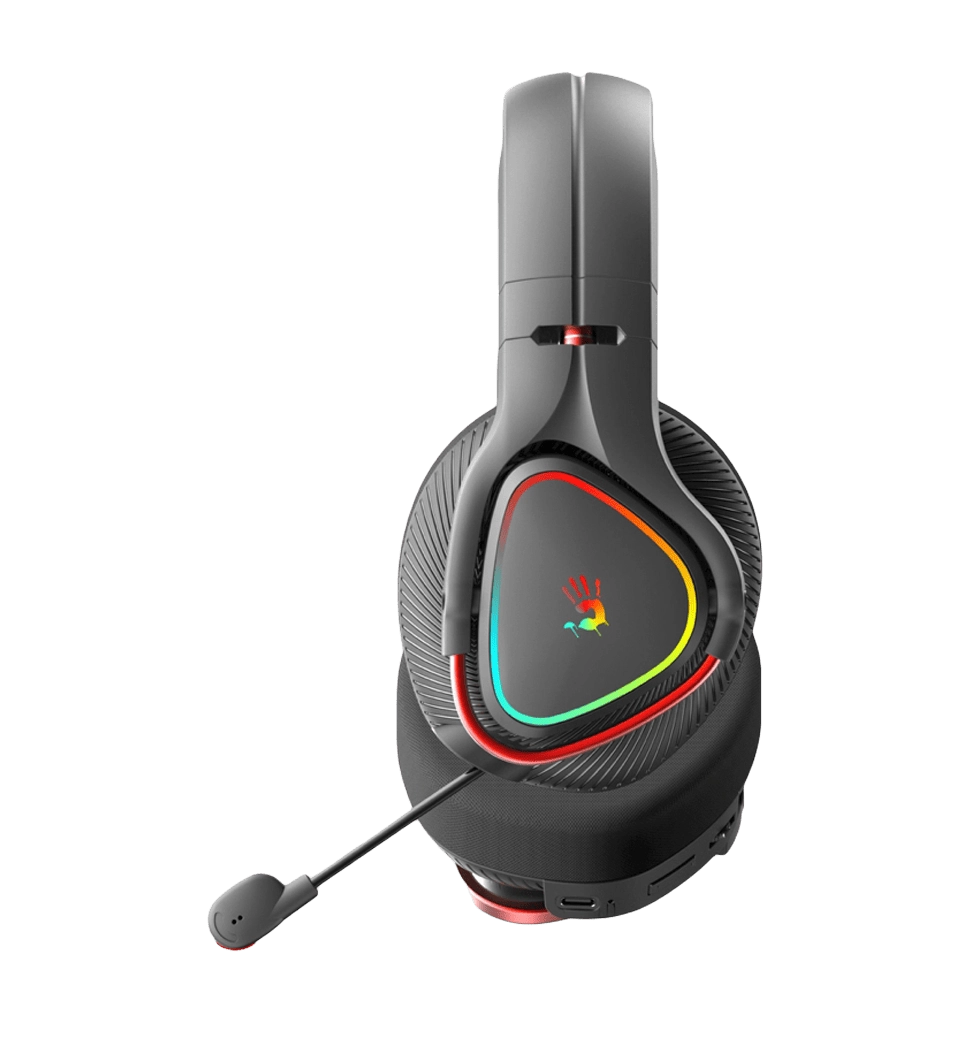 Навушники ігрові Bloody MR720 (Black), RGB, колір чорний