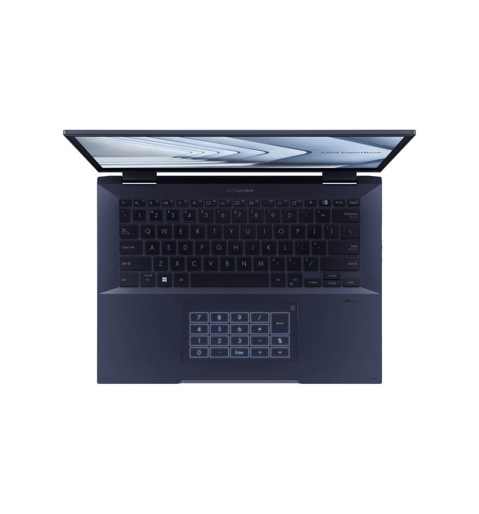 Ноутбук 14" ASUS Expertbook B7 Flip B7402FVA-P60381/Intel i5-1350P vPro/32GB/512 SSD/Intel Iris Xe/DOS/Black