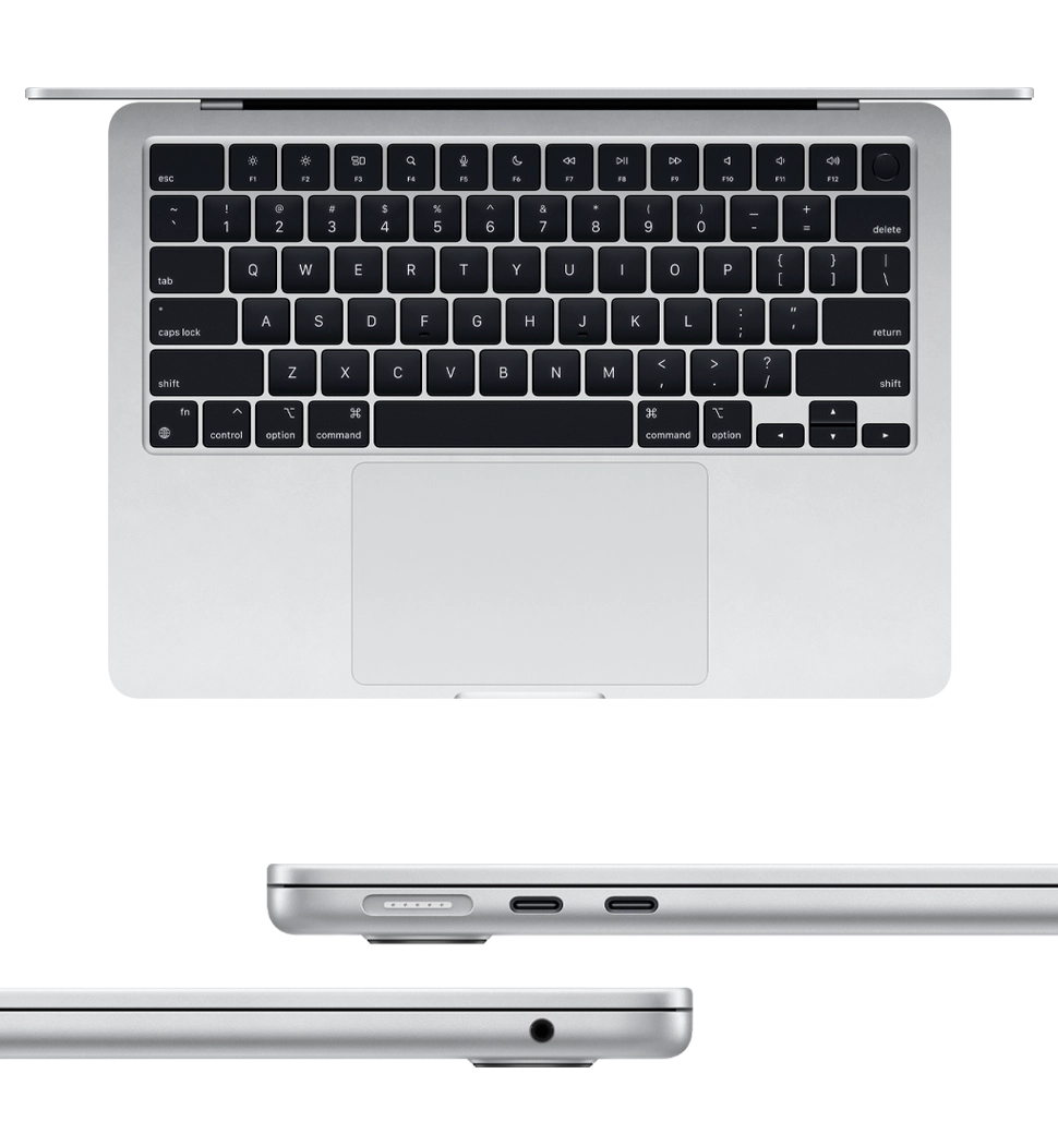 Macbook Air 13 Apple M3/8CPU/10GPU/24GB/1TB SSD/ Silver 2024 (Z1B80015Q)