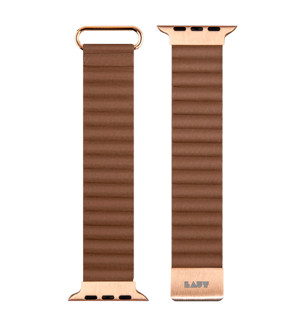 Ремiнець Laut NOVI LUXE  Apple Watch 42/44/45/49mm Brown (L_AWL_NL_BR)