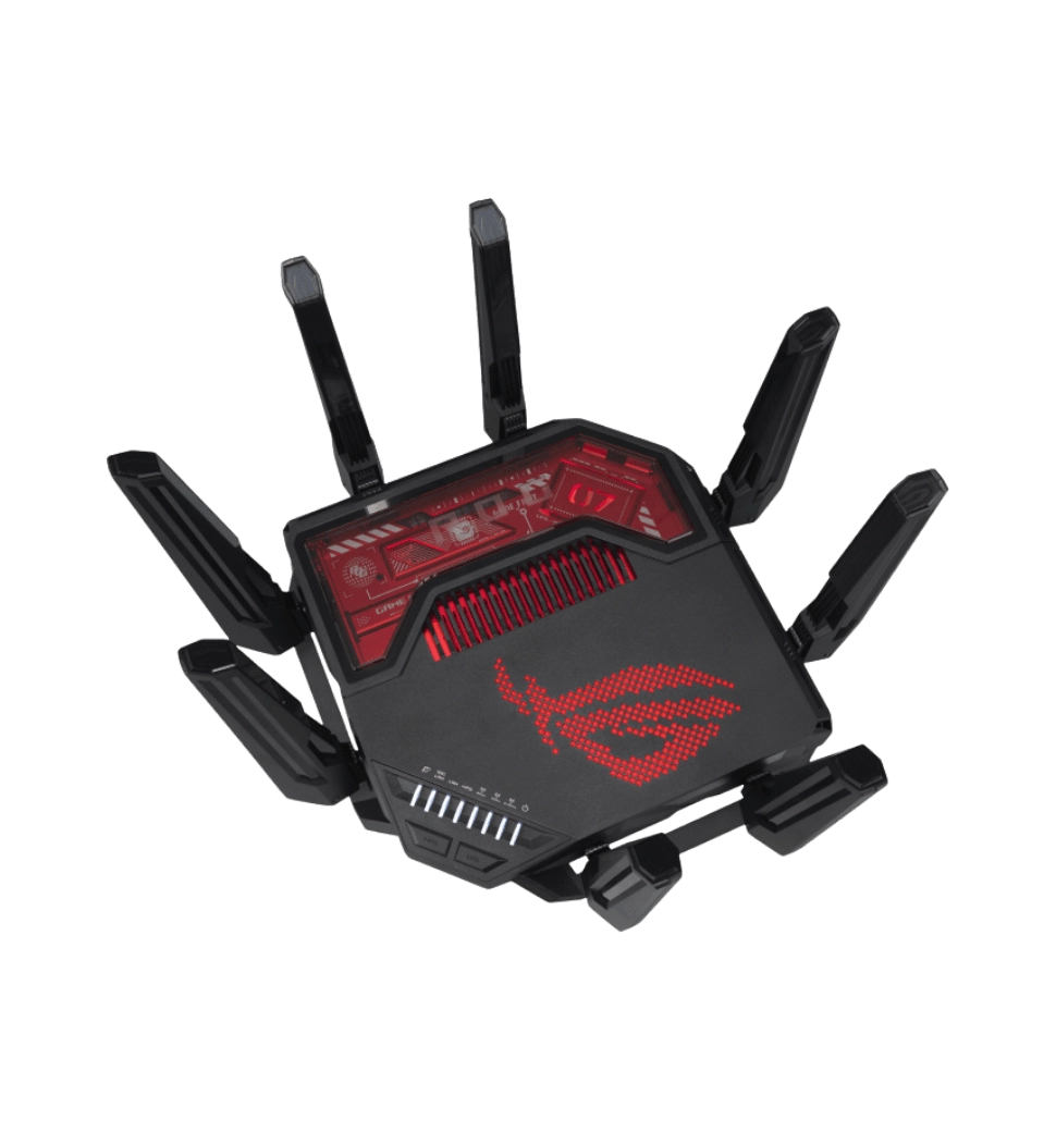 Маршрутизатор ASUS GT-BE19000 BE-19000 1x10GE LAN, 3x2.5GE LAN, 1x10GE WAN/LAN, 1x2.5GE WAN/LAN, 1xU