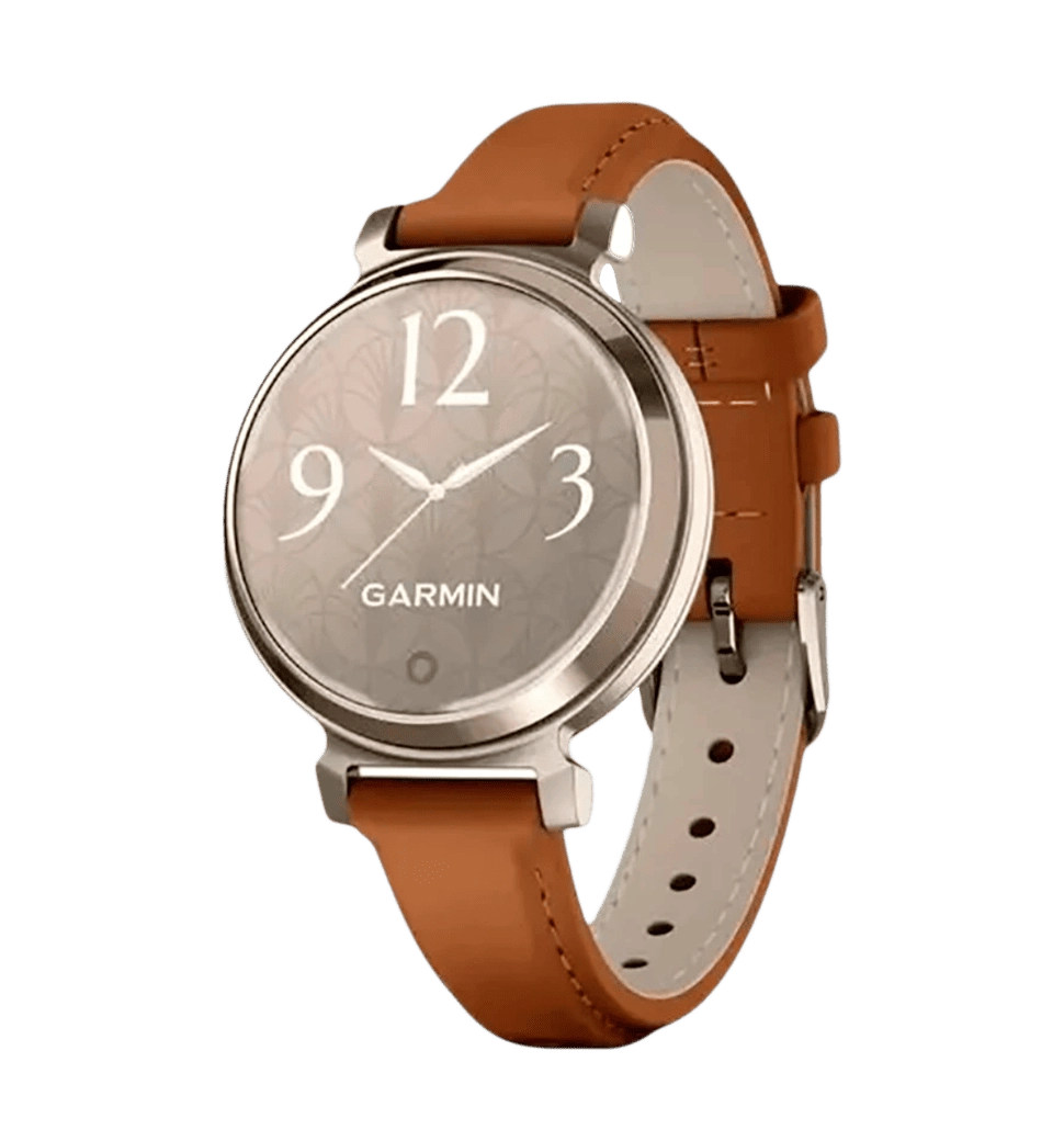 Смарт-часы Garmin Lily 2 Classic Cream Gold with Tan Leather Band (010-02839-02/60)