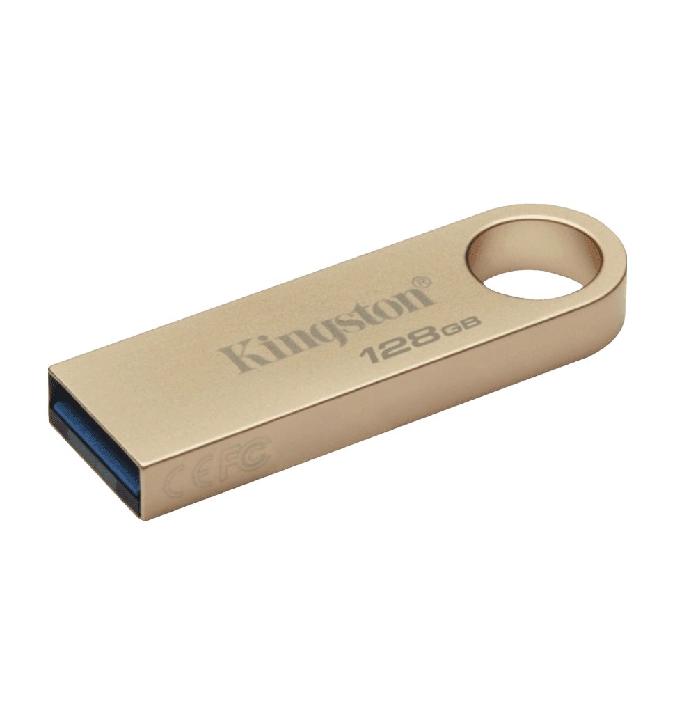 Флешка Kingston 128 GB DataTraveler SE9 Gen 3 Gold (DTSE9G3/128GB)