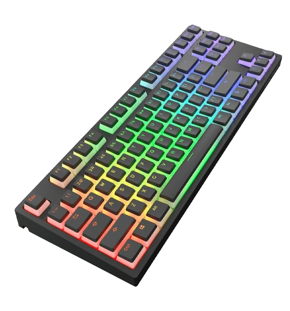 Игровая клавиатура DARK PROJECT Pro KD87A Pudding Gateron Mechanical Teal EU (DP-KD-87A-006700-GTC)