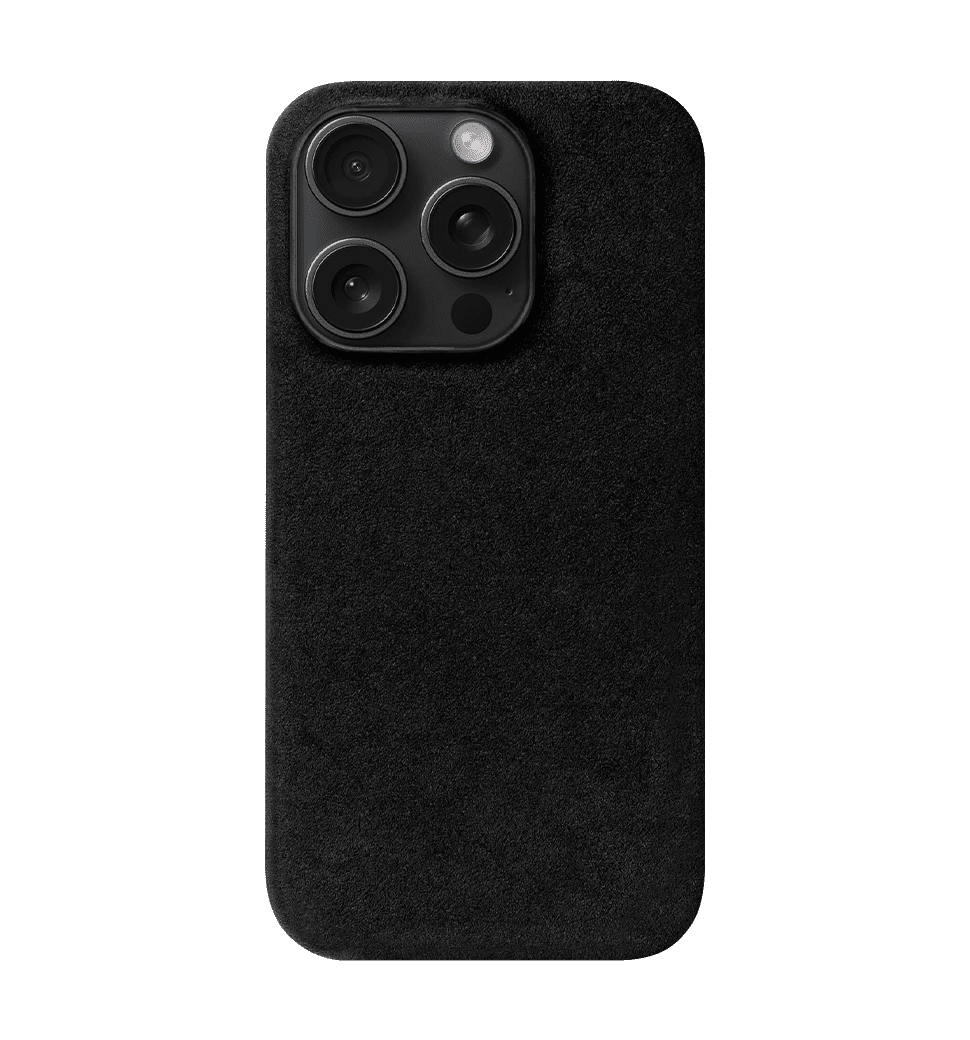 Чехол Kartell Alcantara MagSafe for iPhone 15 Pro Black