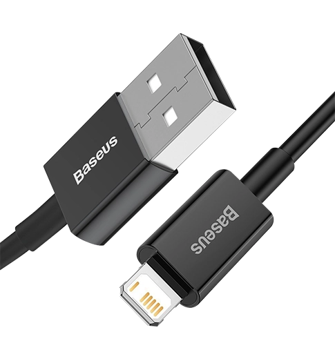 Кабель Baseus Superior Series Fast Charging Lightning 2.4A (1m) black (CALYS-A01)