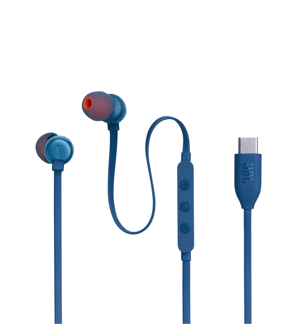 Наушники с микрофоном JBL Tune 310C Blue (JBLT310CBLU)