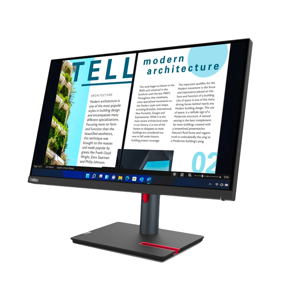 Монитор 23.8" LENOVO ThinkVision P24h-30 IPS 2K 60Hz