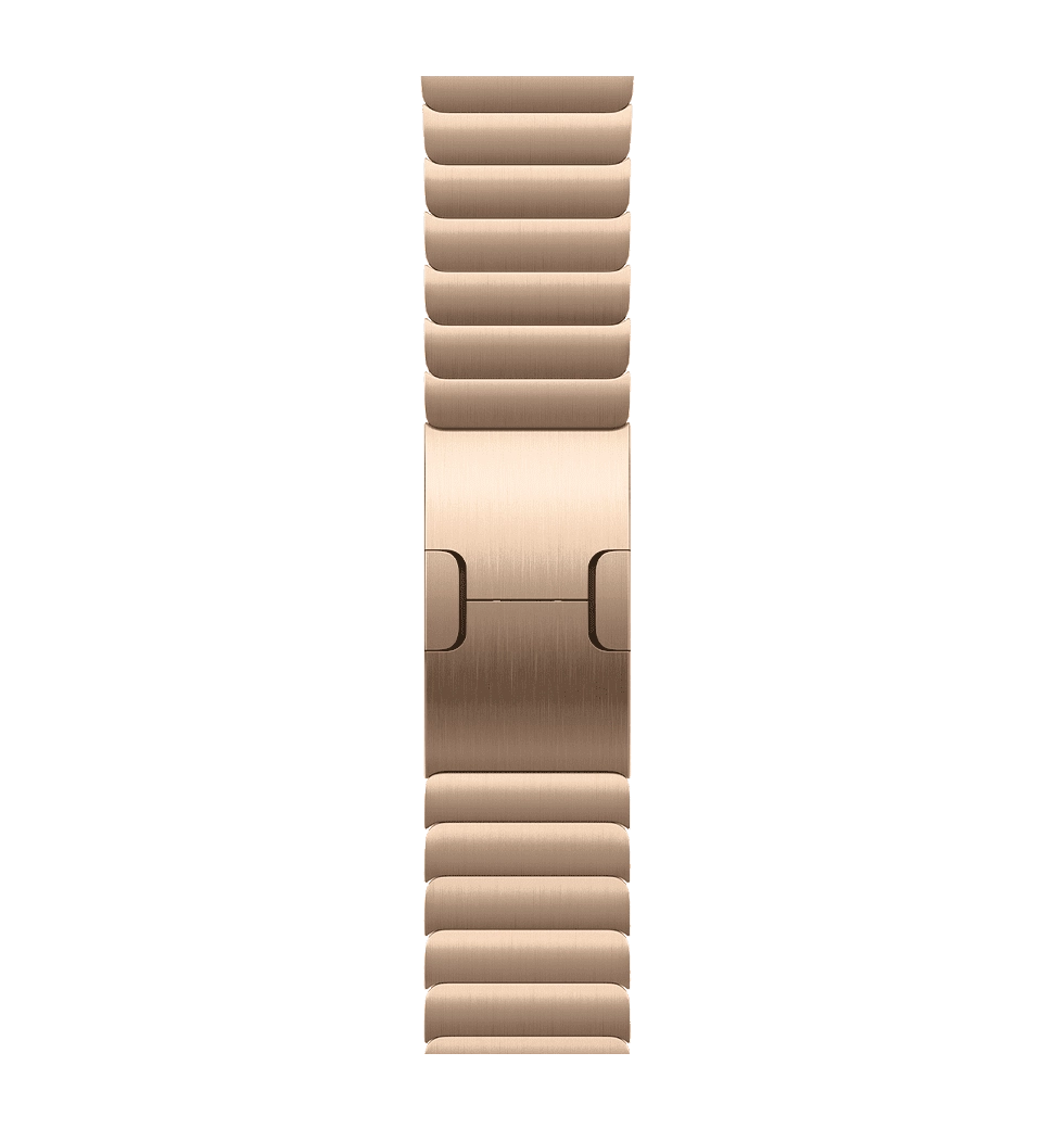 Apple Watch Series 10 GPS + Cellular 46mm Gold Titanium Case with Natural Link Bracelet (MX183)