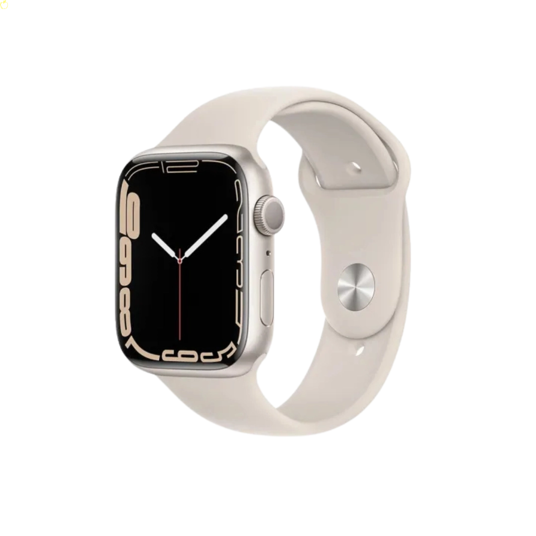 Apple Watch S7 45mm Starlight Alu Sp Band (MKN63) БУ