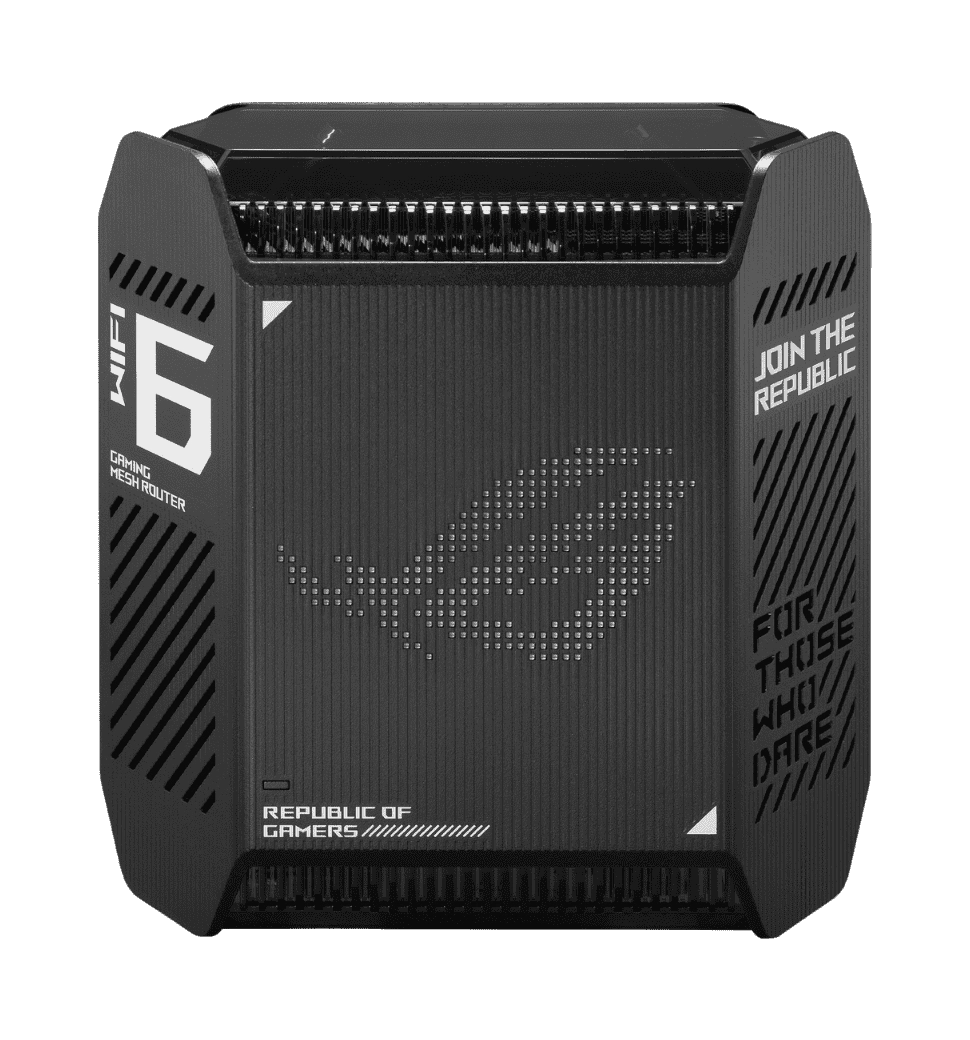 Система WiFi-Mesh ASUS ROG Rapture GT6 AX10000, 3xGE LAN, 1x2.5GE WAN, 1xUSB 3.2, 1мод, чорний