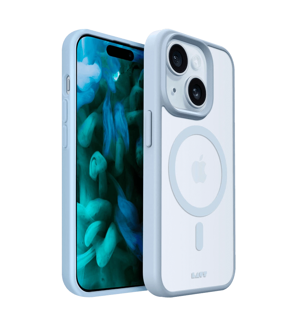 Чехол Laut HUEX PROTECT MagSafe IMPKT Cell Technology iPhone 15 Light Blue (L_IP23A_HPT_LB)