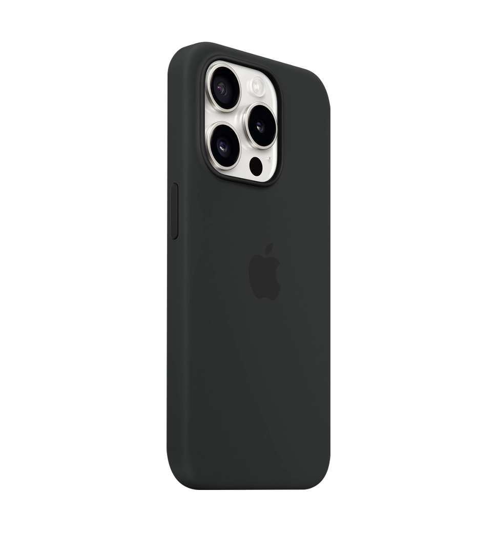 Чохол Силіконовий iPhone 15 Pro Max Silicone Case with MagSafe Black  (MT1M3)