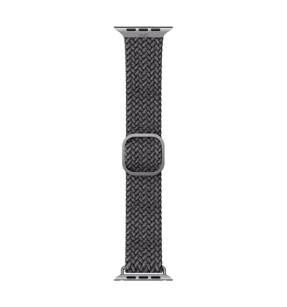Ремешок Uniq Aspen Braided DE для Apple Watch 49 | 45 | 44 | 42 mm Granite Grey (UNIQ-44MM-ASPGRY)