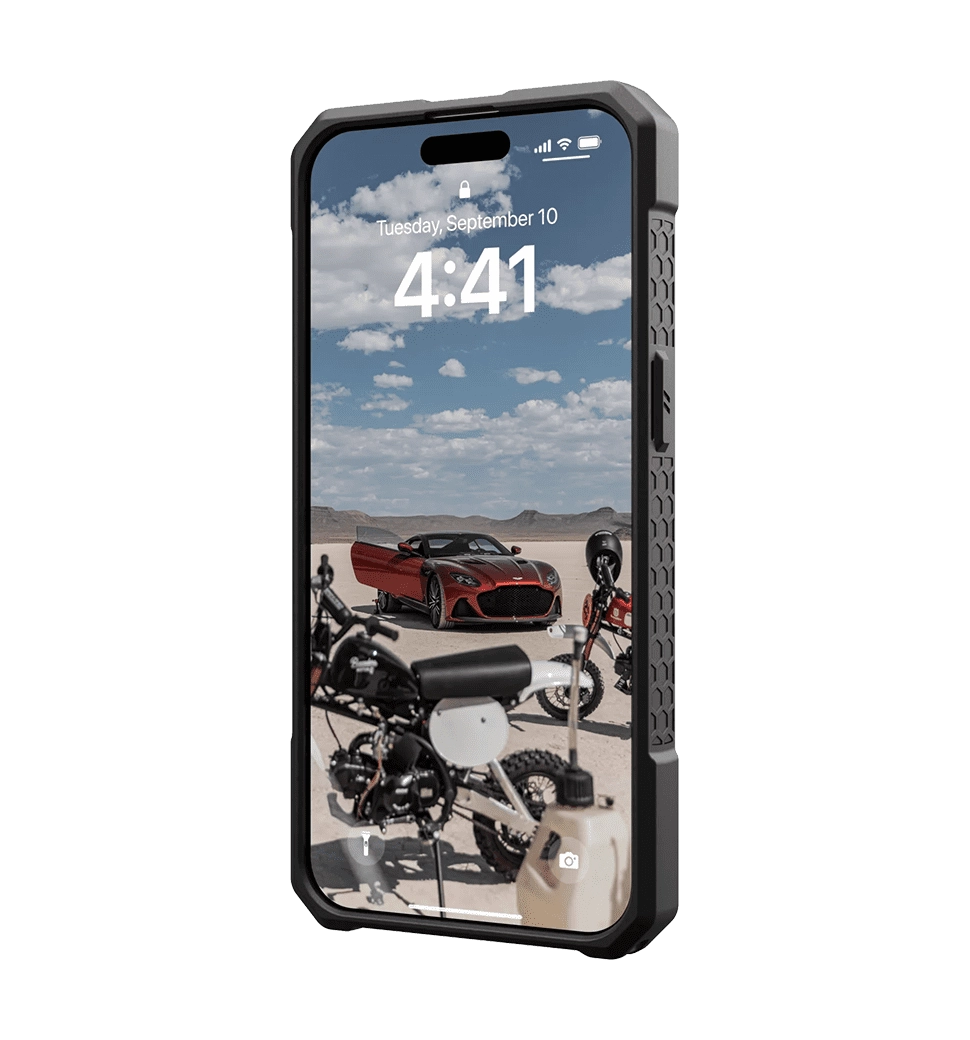 Чехол UAG iPhone 15 Pro Max Monarch Pro Magsafe, Kevlar Elemental Green (11422211397B)