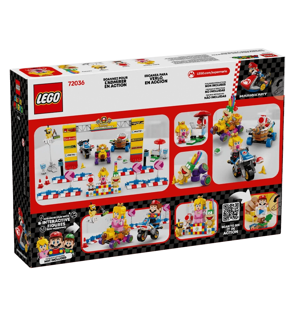 Конструктор LEGO Super Mario Mario Kart – Baby Peach & Grand Prix. Набор
