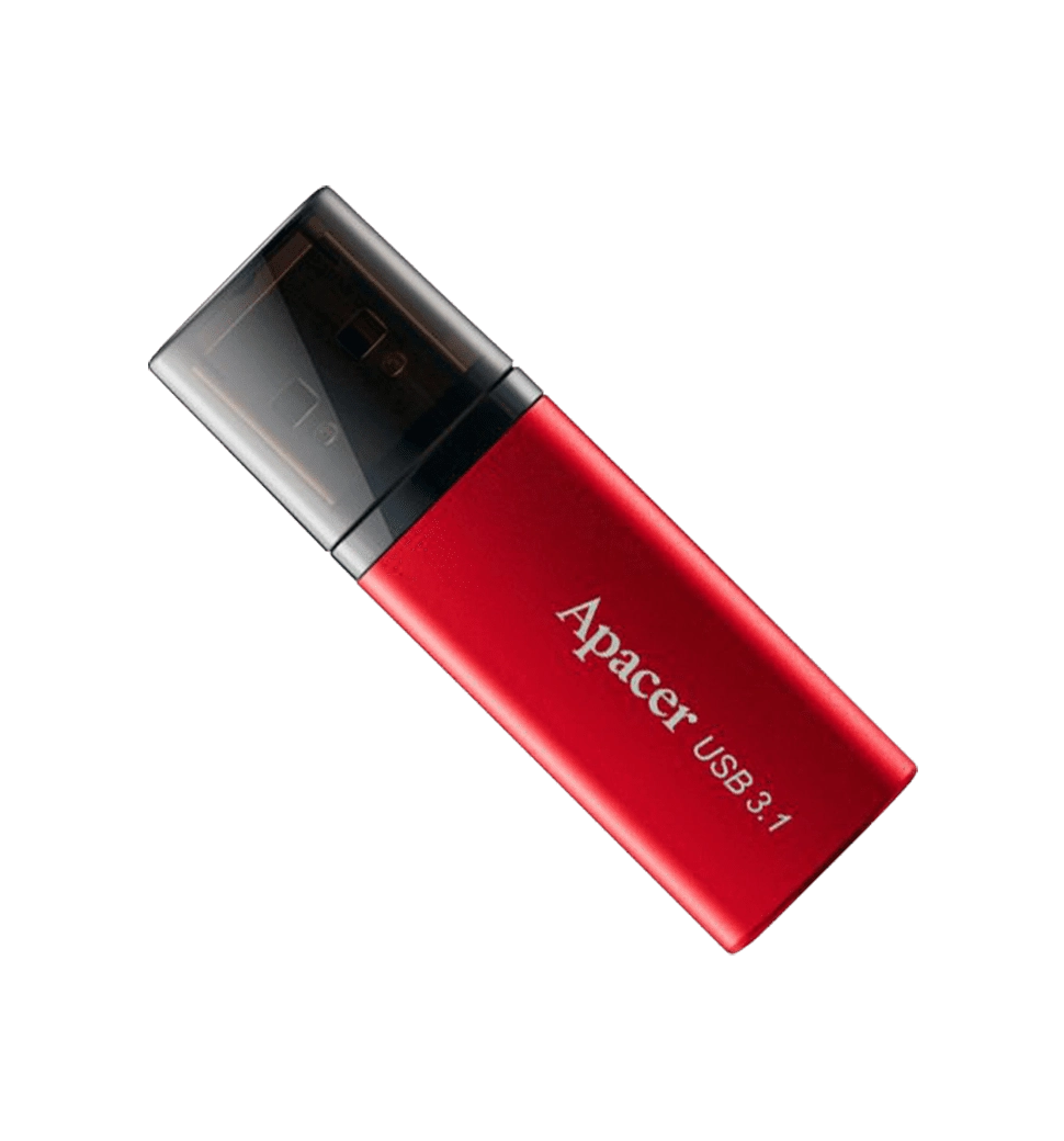 Флешка Apacer 3.1 (AH25B) 64GB Red (AP64GAH25BR-1)