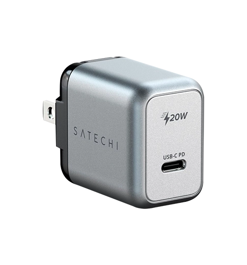 Адаптер Satechi 20W USB-C PD Wall Charger Space Gray (ST-UC20WCM-EU) — фото 3