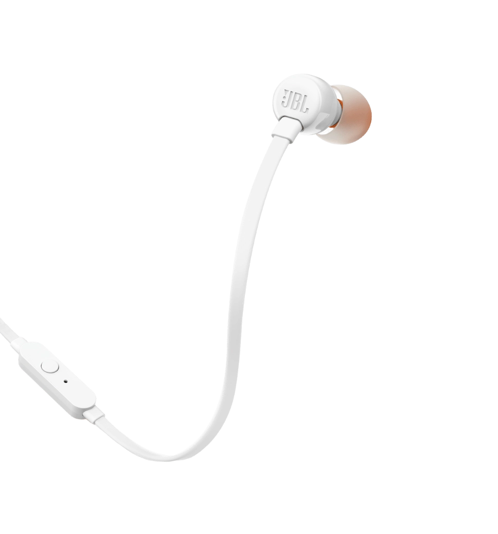Наушники с микрофоном JBL Tune 110 White (JBLT110WHT)