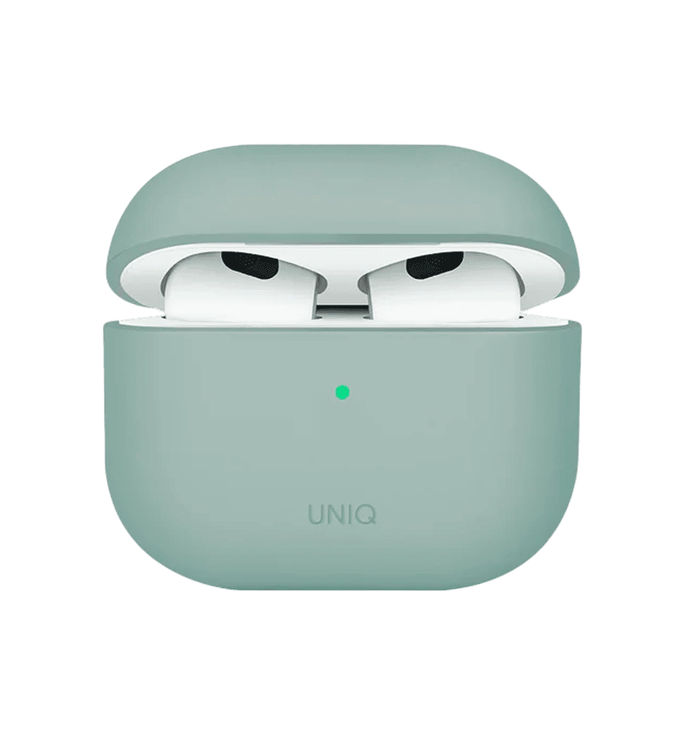 Чохол UNIQ Lino для AirPods 4 Silicone iceplant greeny (UNIQ-AIRPODS(2024)-LINOIGRN)