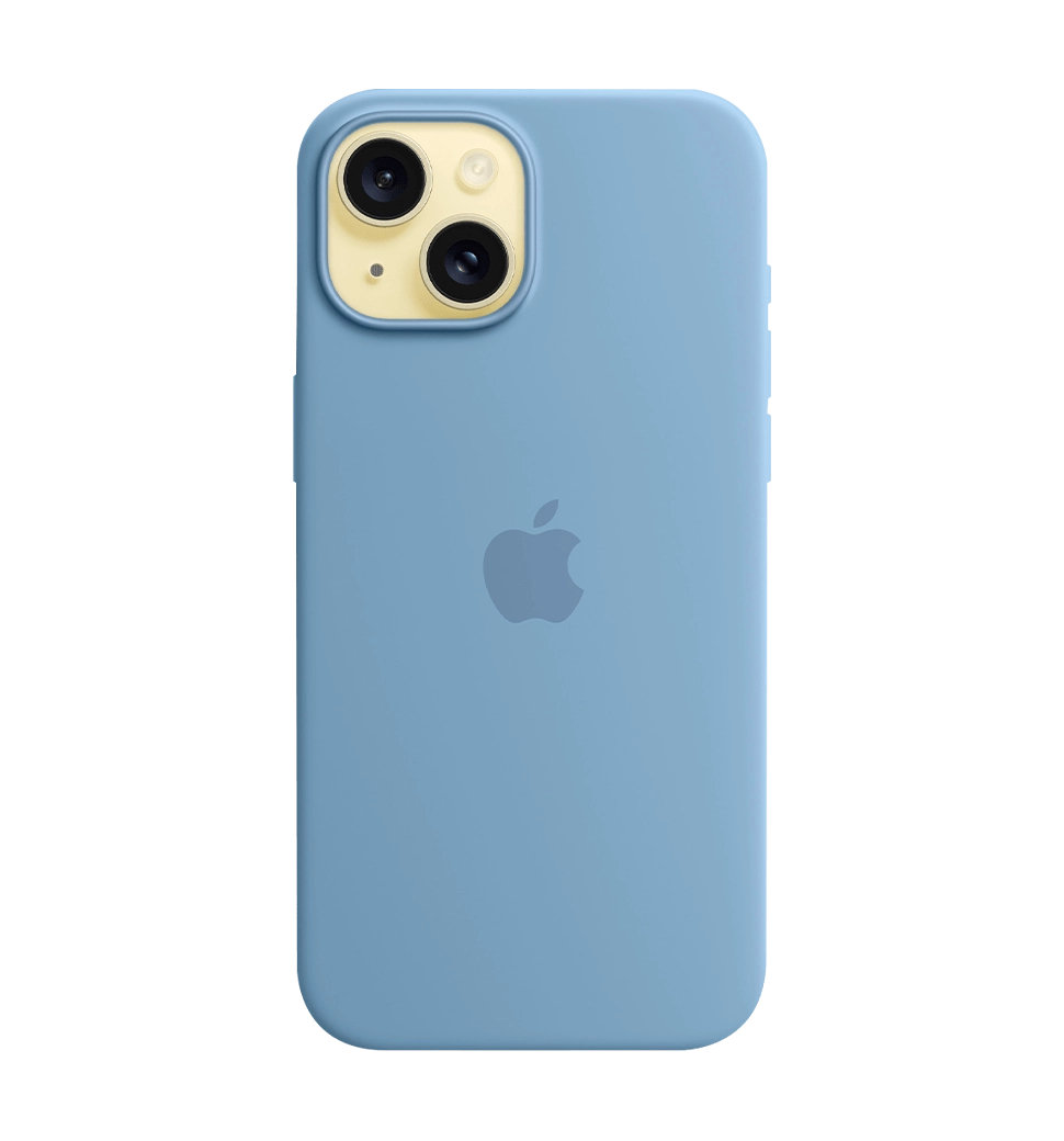 Чохол силіконовий iPhone 15 Plus Silicone Case with MagSafe Winter Blue (MT193)
