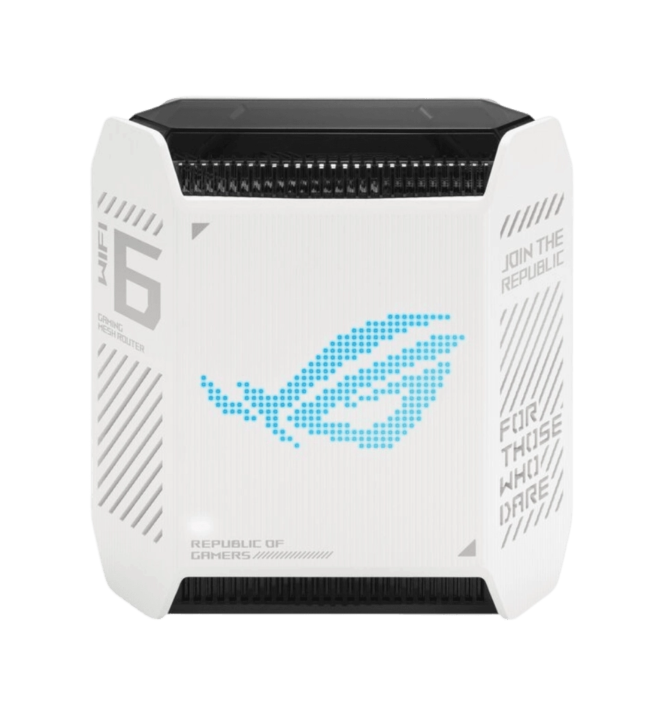 Система WiFi-Mesh ASUS ROG Rapture GT6 AX10000, 3xGE LAN, 1x2.5GE WAN, 1xUSB 3.2, 1мод, белый