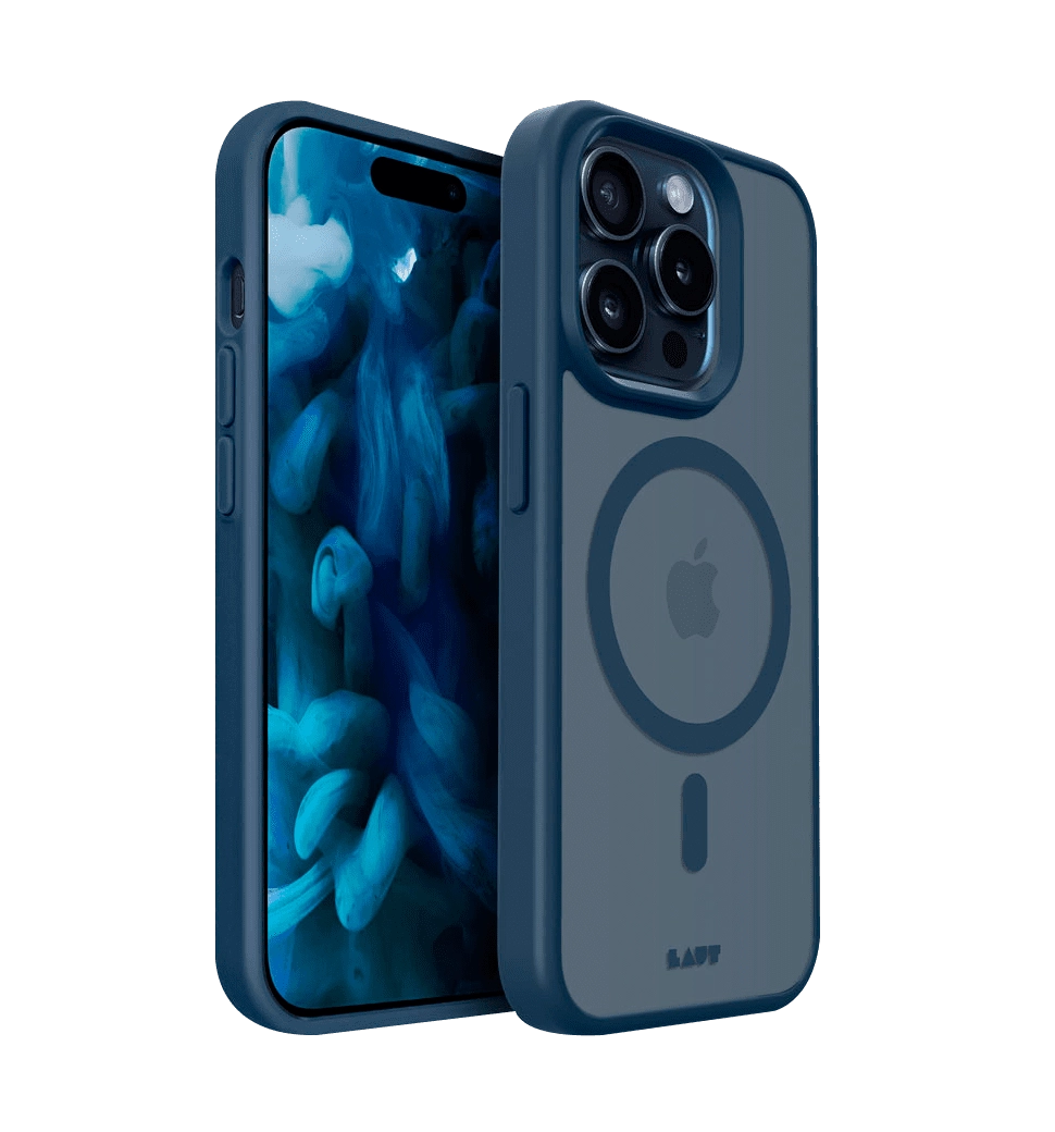Чехол Laut HUEX PROTECT MagSafe IMPKT Cell Technology iPhone 15 Pro Dark Blue (L_IP23B_HPT_DB)