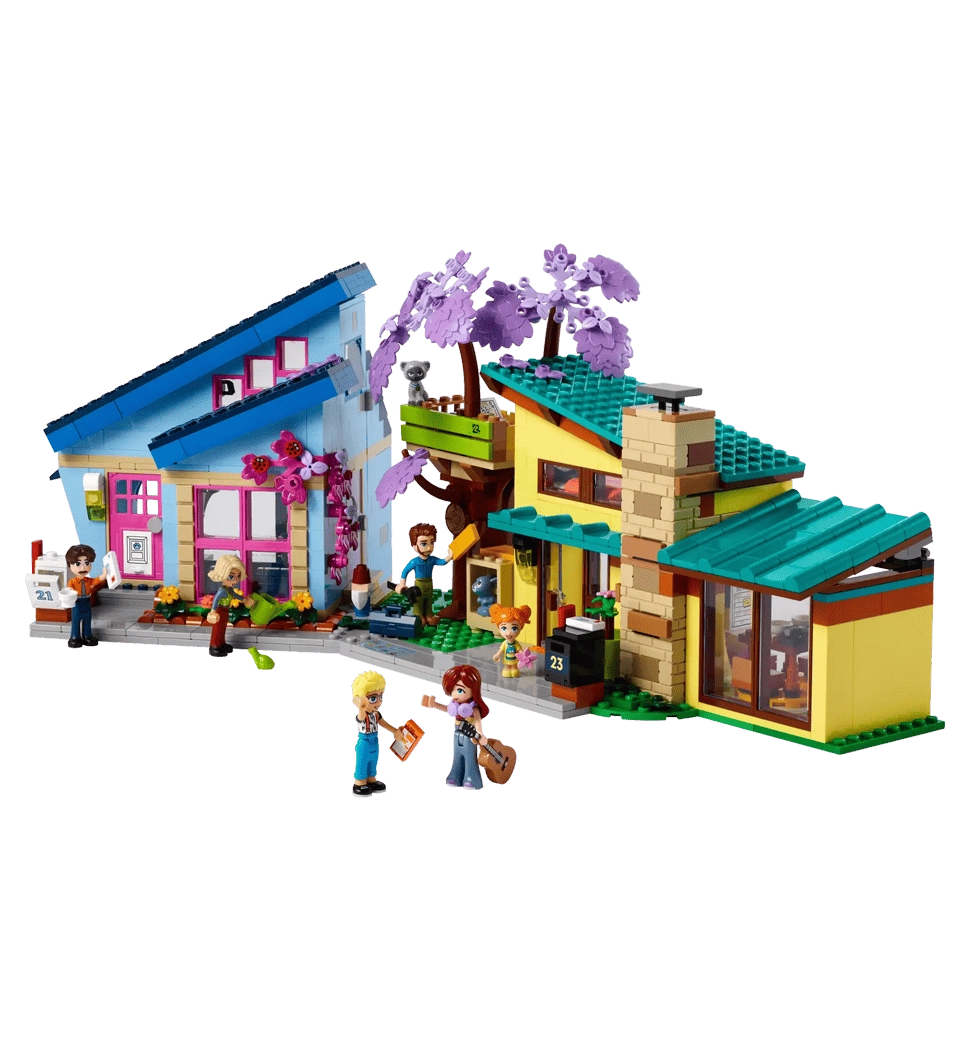 Конструктор LEGO Friends Семейные дома Олли и Пейсли