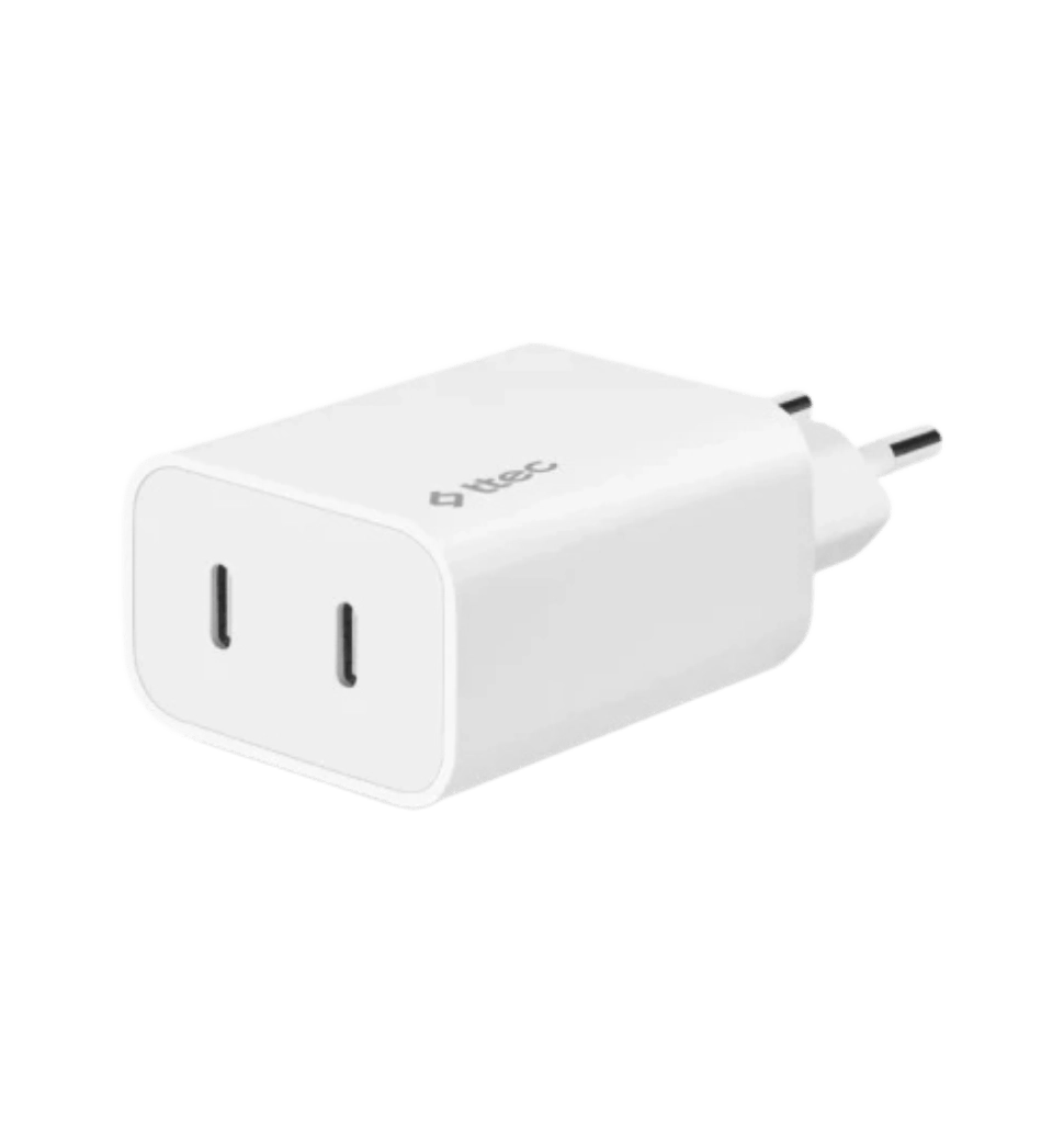 Адаптер Ttec SmartCharger Duo PD USB-C 40W Білий (2SCS27B)