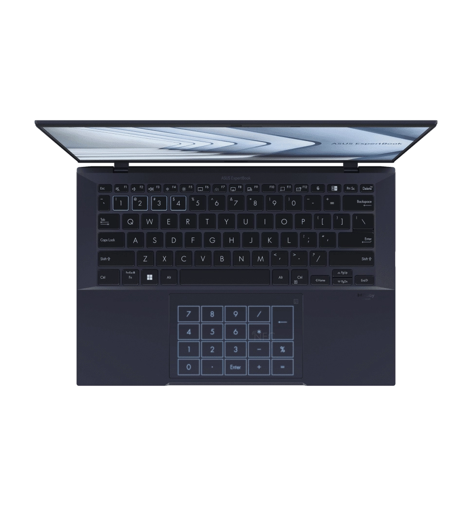 Ноутбук 14" ASUS Expertbook B9 B9403CVA-KM0024 OLED (90NX05W1-M000Y0)/Intel i7-1355U/32GB/1TB SSD/Intel Iris Xe/DOS/Black